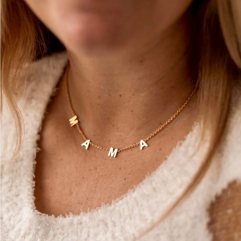 Oak & Ivy Mama with CZ Stones Necklace NWT